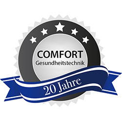 Comfort feiert 20 Jahre ! Comfort Gesundheitstechnik Jubiläum