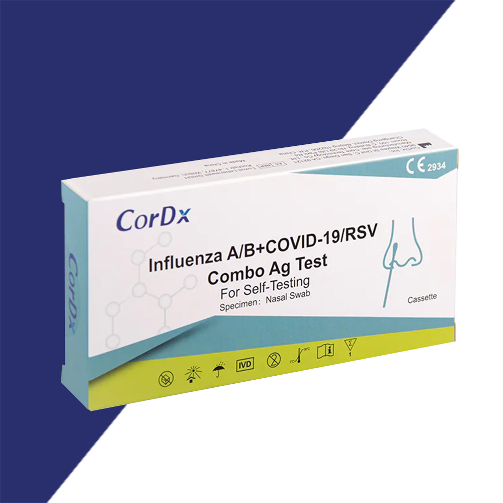 CorDx RSV +Influenza A/B +Covid-19 Combo Antigen Test