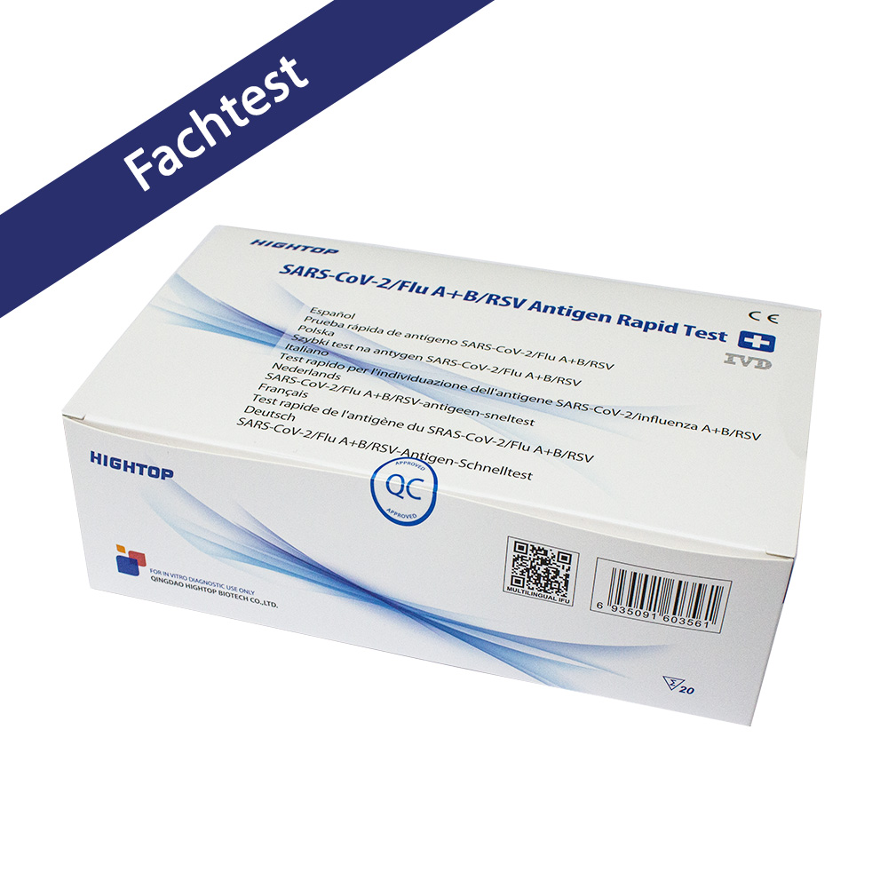 Hightop 4 in 1 Combo SARS-CoV-2 Antigen-Test (20er Packung)